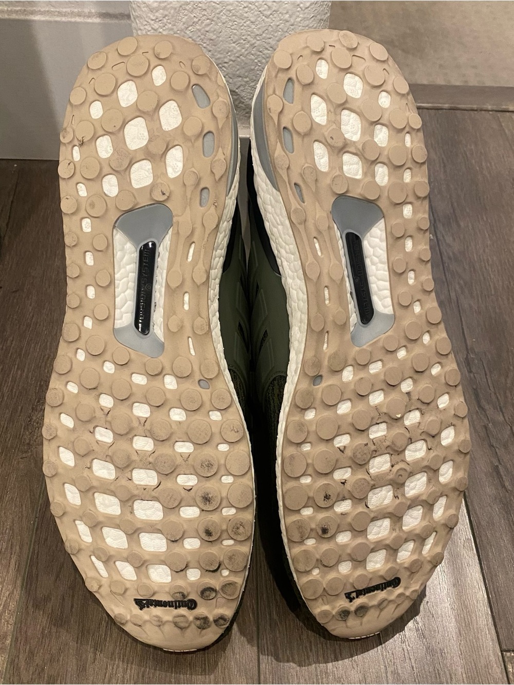 Adidas Ultra Boost Forest Green Running Shoes - Picture 6 of 6